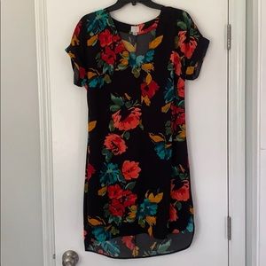 A New Day Floral Print shift dress